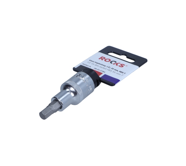 ROOKS 1/2 Zoll 4-kant, Steckschl&uuml;sseleinsatz, HEX 7 55mm OK-01.2784