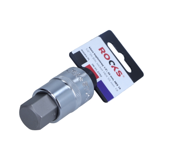 ROOKS 1/2 Zoll Vierkant-Steckschl&uuml;sseleinsatz, HEX 19 55 mm OK-01.2792