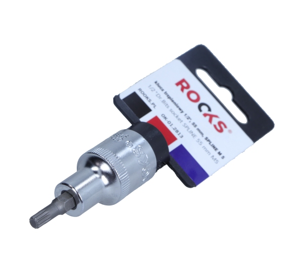 ROOKS 1/2 Zoll 4-kant, Steckschl&uuml;sseleinsatz, M5 55mm OK-01.2813
