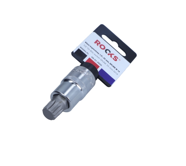 ROOKS 1/2 Zoll Vierkant-Steckschl&uuml;sseleinsatz M14, 55 mm OK-01.2820