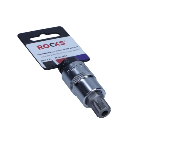ROOKS 1/2 Zoll Vierkant-Steckschl&uuml;sseleinsatz, M14 55 mm OK-01.2824