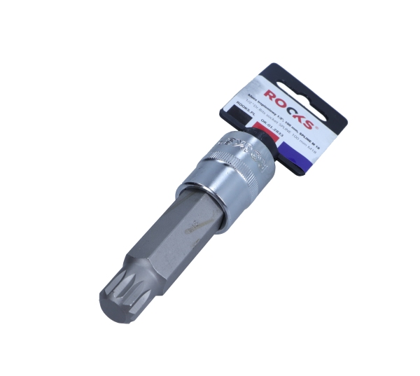 ROOKS 1/2 Zoll 4-kant, Steckschl&uuml;sseleinsatz, M18 100mm OK-01.2833