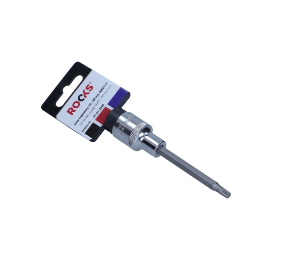 ROOKS 1/2 Zoll 4-kant, Steckschl&uuml;sseleinsatz, T27 100mm OK-01.2840