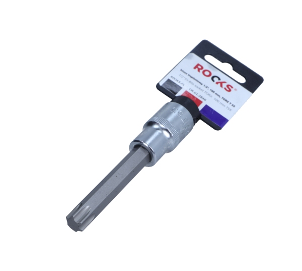 ROOKS 1/2 Zoll 4-kant, Steckschl&uuml;sseleinsatz, T55 100mm OK-01.2846