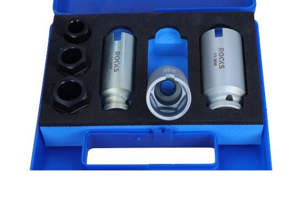 ROOKS 1/2 Zoll Steckschl&uuml;sseleinsatz Abgastemperatursensor 14,17,19mm OK-02.0603