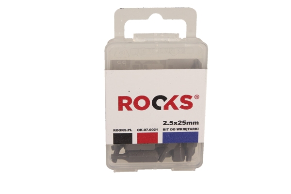 ROOKS Schrauberbit-Satz, 10 Bits &aacute; 25 mm OK-07.0021