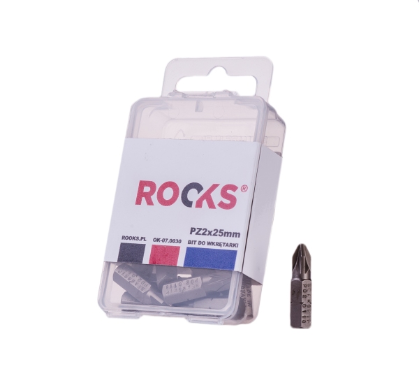 ROOKS Schraubertbit-Satz, PZ2 &aacute; 25 mm OK-07.0030
