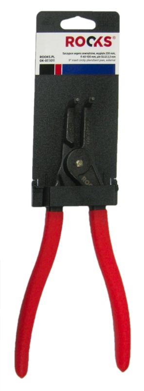ROOKS Werkzeug, Sicherungszange 230 mm, Spannweite 40-100 mm OK-07.1011