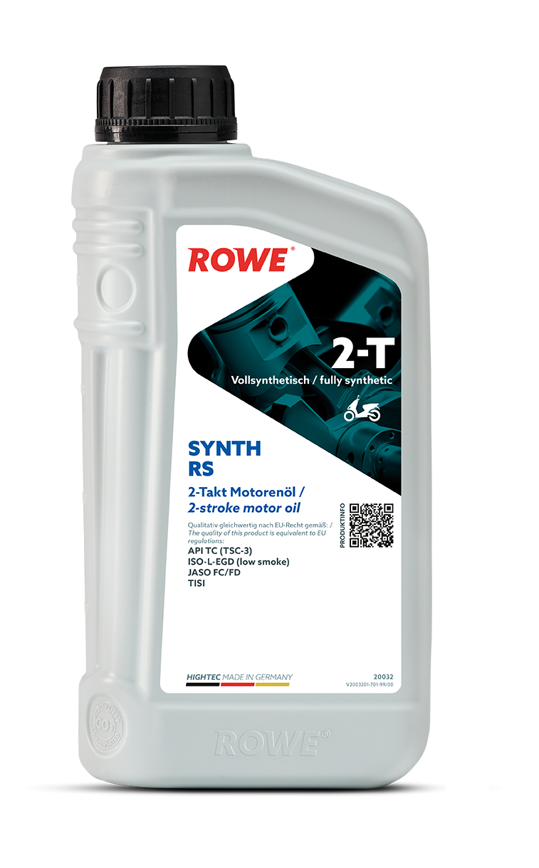 Motor&ouml;l Rowe HIGHTEC SYNTH RS 2-T 2-Takt &Ouml;l API TC JASO FC/FD Mofa Roller 1L