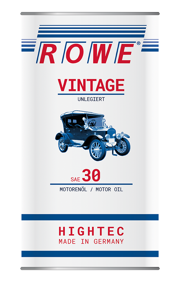 Motor&ouml;l Rowe SAE 30 Vintage Hightec Unlegiert &Ouml;l f&uuml;r Oldtimer EInbreichs-&Ouml;l