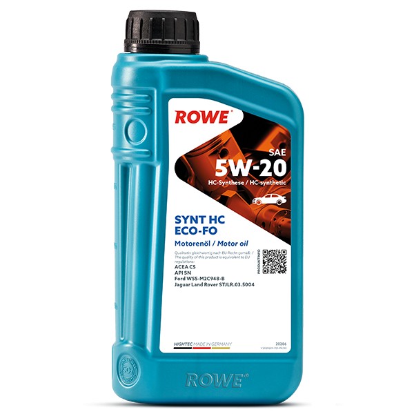 Motoren&ouml;l RoweHIGHTEC SYNT HC ECO-FO SAE 5W-20 1 Liter