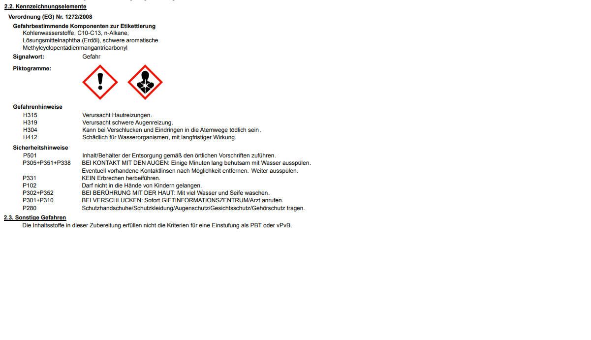 HIGHTEC OCTANE BOOSTER / OKTANBOOSTER ROWE 22004-0002-99 250ml