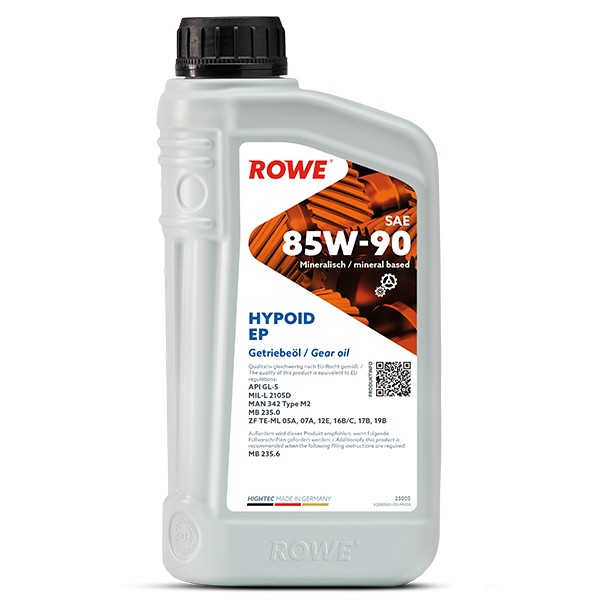 Getriebe&ouml;l Achsgetriebe&ouml;l Rowe Hightech Hypoid EP 85W-90 25005-0050-99 1 Liter