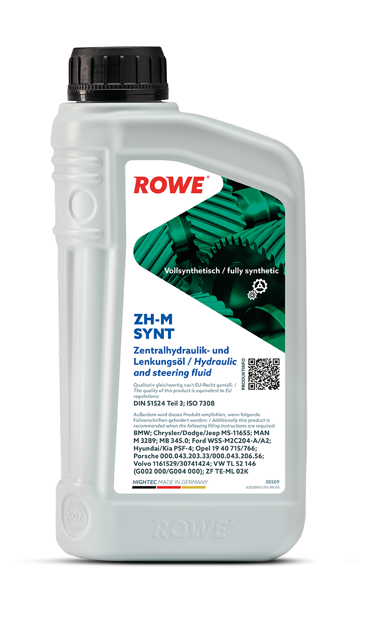 1 Liter ROWE HIGHTEC ZH-M SYNT / Servo&ouml;l / Zentralhydraulik&ouml;l 30509-0010-99