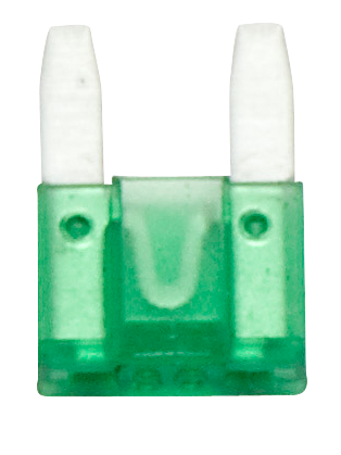 Flachstecksicherung Mini 30 A, grün, 6 Stück, Blister, 731 130 80