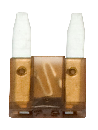 Flachstecksicherung Mini 7,5 A, braun, 6 St&uuml;ck, Blister, 731 175 80