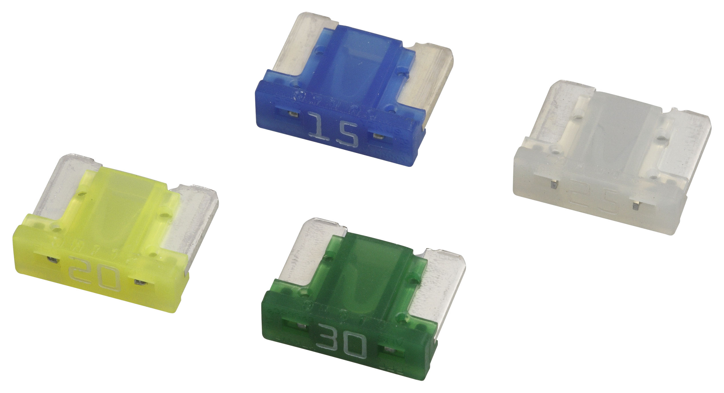 Flachstecksicherung Mini Low Profile 4-teilig MINI LOW 15-30A 4 St&uuml;ck 731 301 80