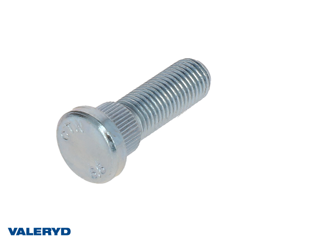 Valeryd, Radbolzen Pressbolzen M12x1,5 -Splines &Oslash;14,5mmx10mm - L&auml;nge 46,5 mm