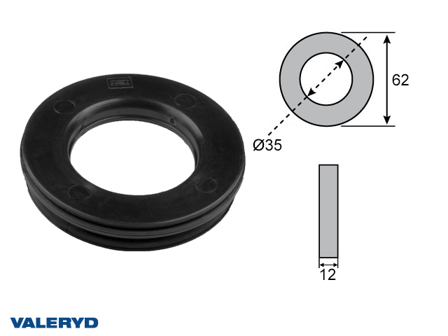 Valeryd, Wellendichtring 35x62x12