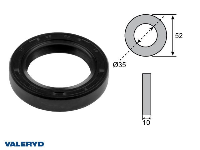 Valeryd, Wellendichtring 35x52x10