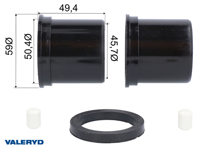 Valeryd, Zugstangenreparatursatz 45,7x50,4x49,4 Knott KF/KR 7,5, 10, 13-20,-2008