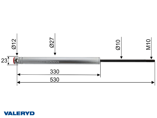 Valeryd, Auflaufd&auml;mpfer Knott KF/KR/KRV 7,5 CC=530