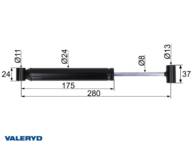 Auflaufd&auml;mpfer passend f&uuml;r Westfalia WAS 1202, Neue Ausf&uuml;hrung Valeryd 2388012