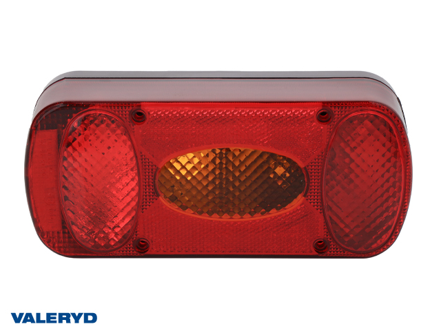 Valeryd, R&uuml;cklicht Asp&ouml;ck Midipoint II (Reko) R/L 218*98*57, Kabeldurchf&uuml;hrung