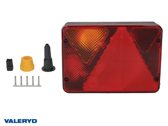 R&uuml;cklicht Ajba links 190x135x50 Schildbeleuchtung. Bajonettanschluss Anh&auml;nger