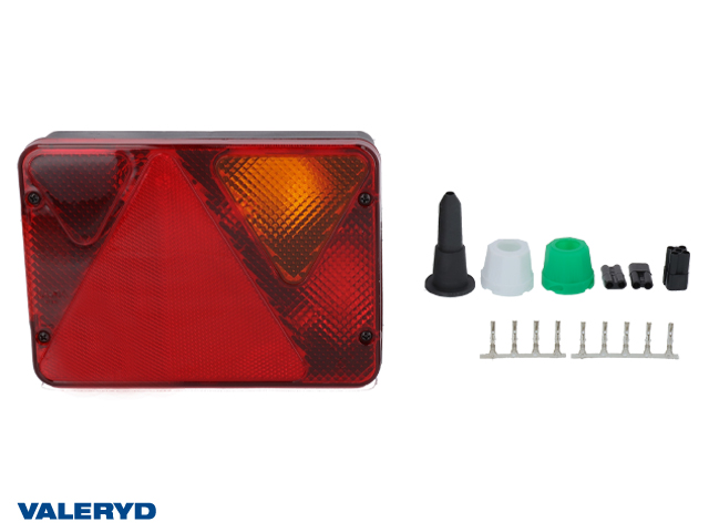 Valeryd, R&uuml;cklicht Ajba rechts 190x135x50 Schildbeleuchtung. Bajonettanschluss