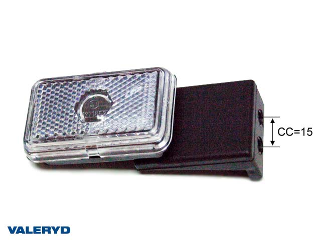 Valeryd, Positionsleuchte Jokon Rechts 74*45*22,5 wei&szlig; mit Gummibefestigung