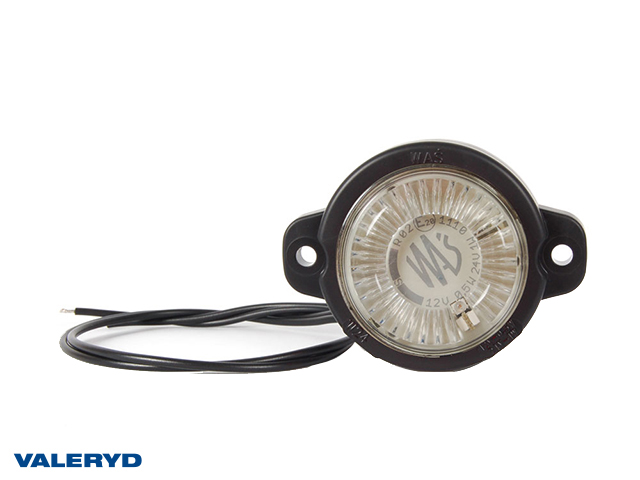 Valeryd, LED Seitenmarkierungsleuchte WA R/L 80x63x25mm wei&szlig; 220mm kabel