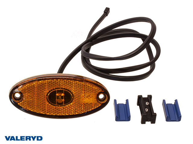 Valeryd, LED Seitenmarkierungsleuchte Asp&ouml;ck Flatpoint II mit 1 m Kabel