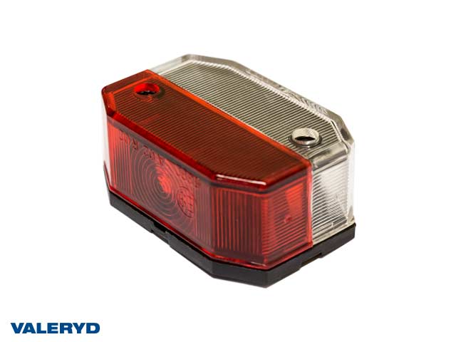 Begrenzungsleuchte Asp&ouml;ck Flexipoint I, 65x44 wei&szlig;/rot Anh&auml;nger 3230010 Valeryd