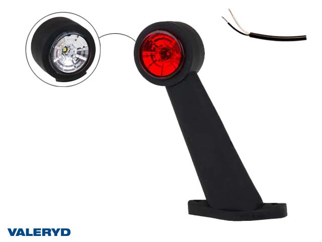 Valeryd, LED Begrenzungsleuchte Valeryd 175x150x45 wei&szlig;/rot 12-30V, rechts