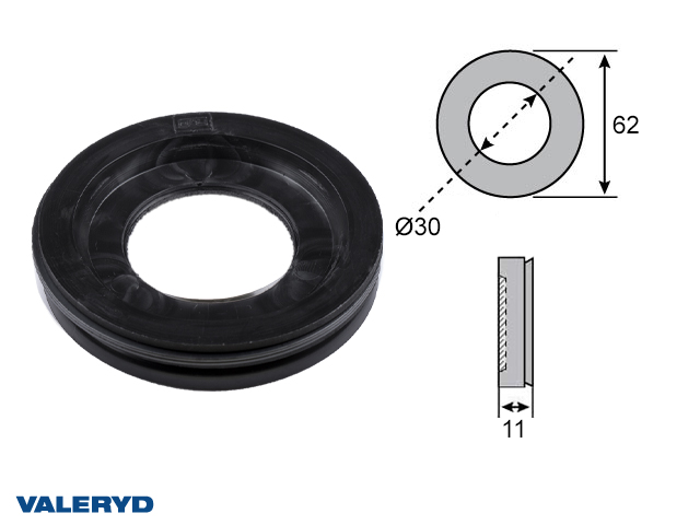 Valeryd, Wellendichtring 30x62x11 passend für Nieper/Peitz