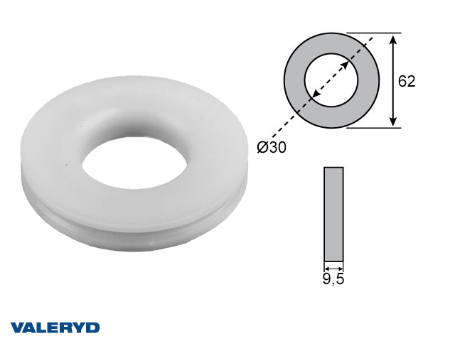 Valeryd, Wellendichtring 30x62,5x9,5 BPW 3-teilig