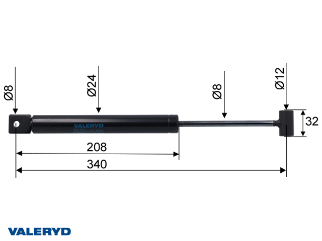 Valeryd, Auflaufd&auml;mpfer passend f&uuml;r ZAF 1,35 + 1,6-1, Peitz PAV/SR 1,3 MX CC=340