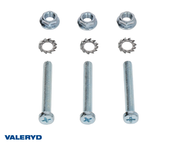 Valeryd, Bolzen und Muttern M5x40 f&uuml;r Steckdose (3 stk)