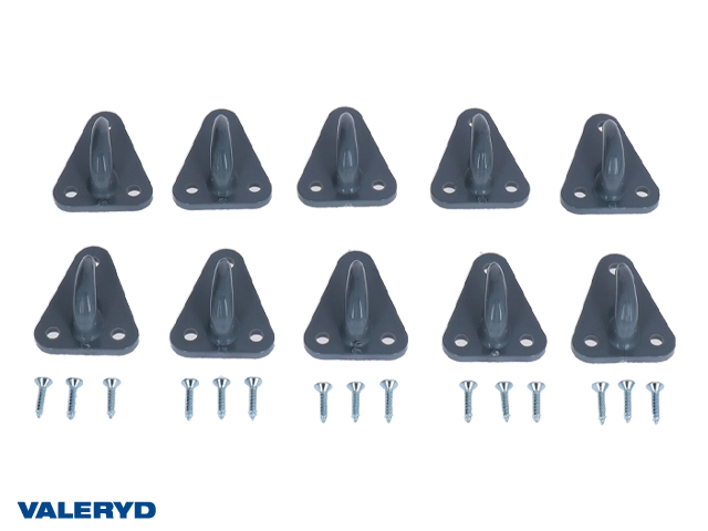 Valeryd, Befestigung f&uuml;r Abdecknetz mit Schrauben (10-er pack)