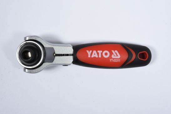 FLEXIBLE DREHKOPFRATSCHE KNARRE 1/4 ZOLL F&Uuml;R BITEINS&Auml;TZE YATO YT-03311