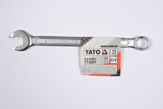 MAULRINGSCHLÜSSEL 12mm POLIERTE KÖPFE YATO YT-0341