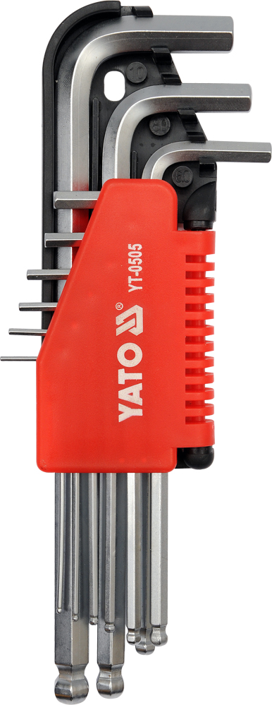 SECHSKANT-STIFTSCHLÜSSELSATZ KUGEL 9-teilig Inbussschlüsselset 1,5  