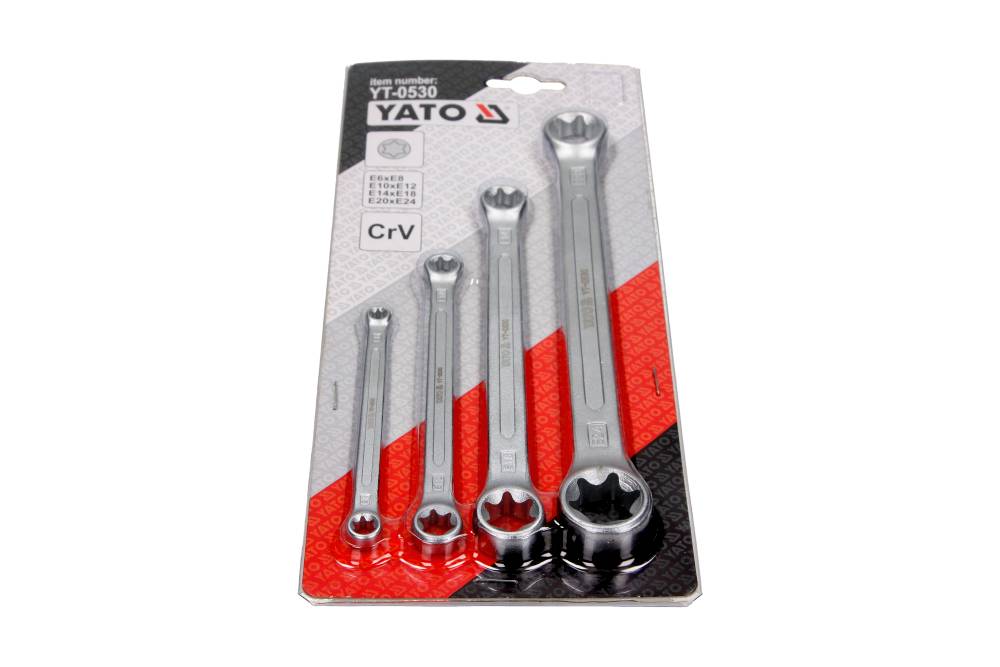 TORX-RINGSCHLÜSSELSATZ SET C.V.4CZ E6-E24 YATO YT-0530