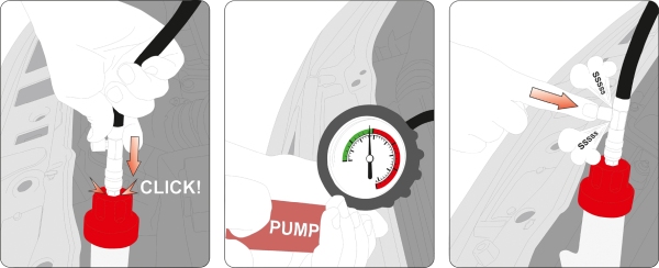 KIT ZUR DIAGNOSE UND WARTUNG DES K&Uuml;HLSYSTEMS YATO YT-06721