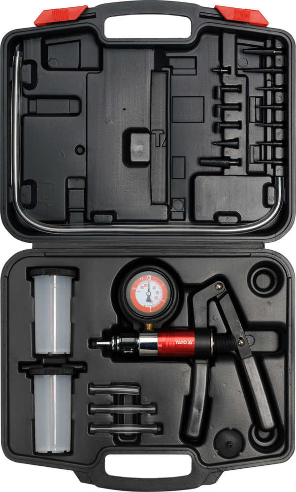 UNTERDRUCKPUMPE VAKUUMPUMPE SET SATZ 22-teilig YATO YT-0674