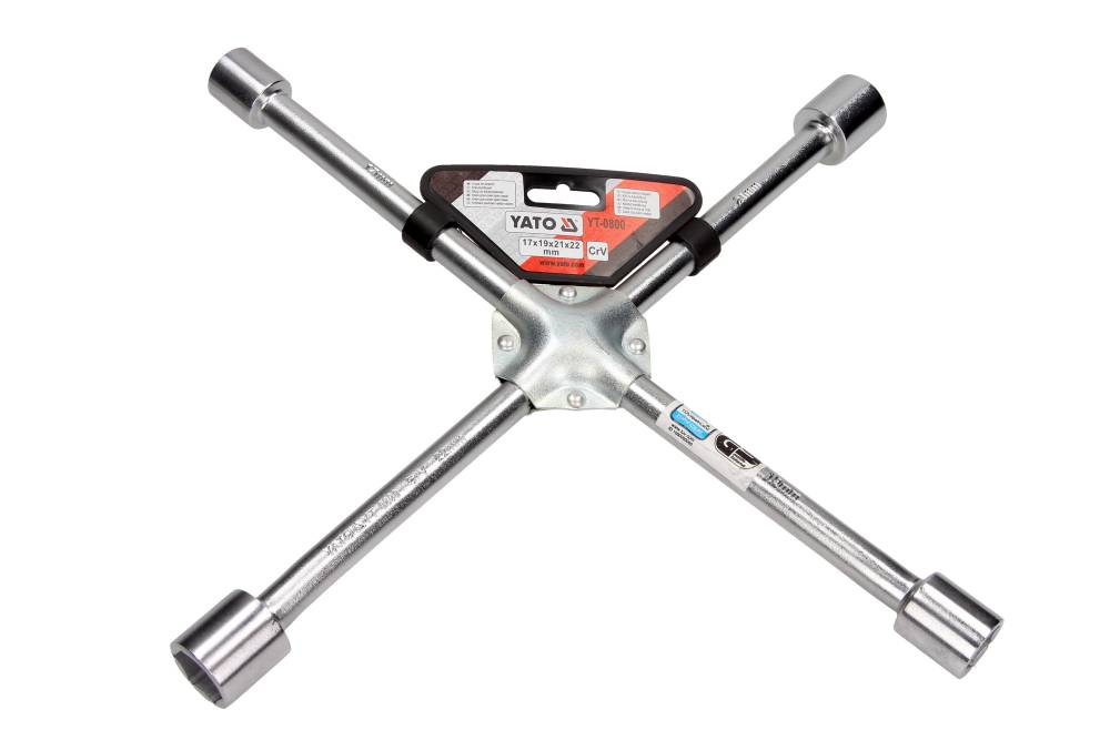KREUZSCHLÜSSEL 17X19X 21X22 RADKREUZ YATO YT-0800