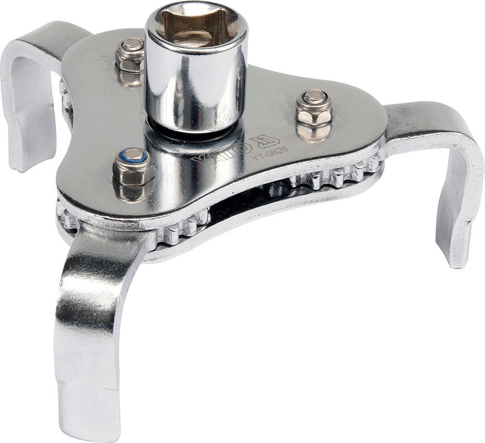 ÖLFILTERSCHLÜSSEL 3-ARMIG 63-120mm YATO YT-0826