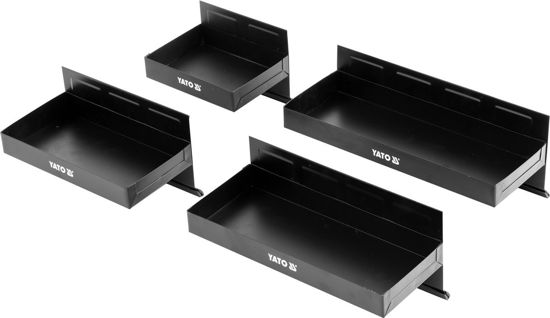 SATZ SET MAGNETISCHER ABLAGEN 4 ST&Uuml;CK SORTIMENT YATO YT-08682