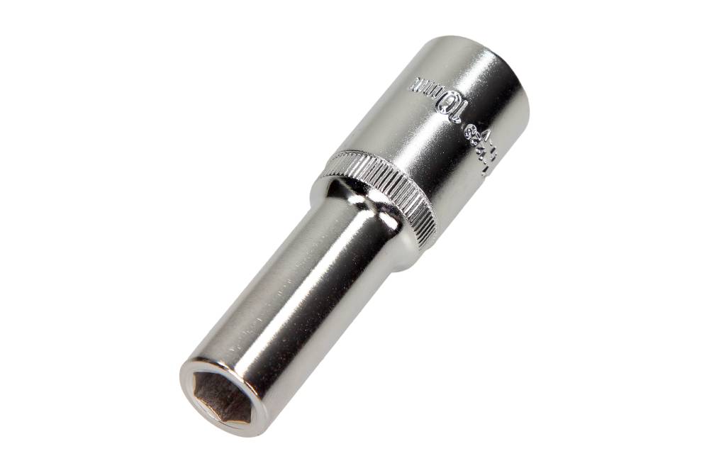 STECKSCHL&Uuml;SSEL NUSS 10MM LANG 1/2 ZOLL YATO YT-1223 76mm